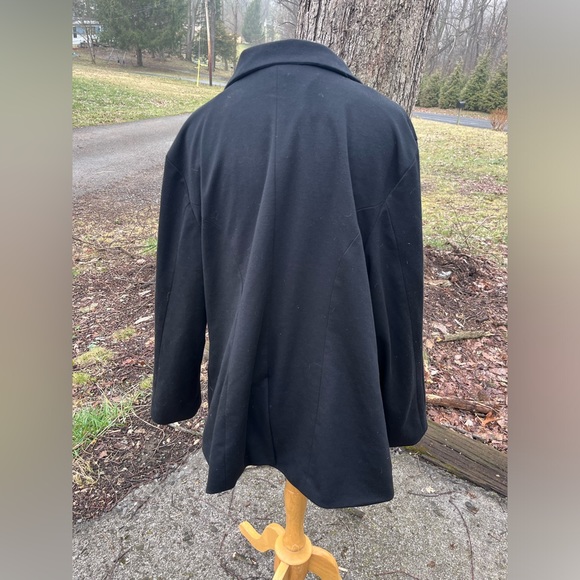 PURE ENERGY VINTAGE BLACK WOMENS BLAZER PLUS SIZE 4 - Picture 3 of 8